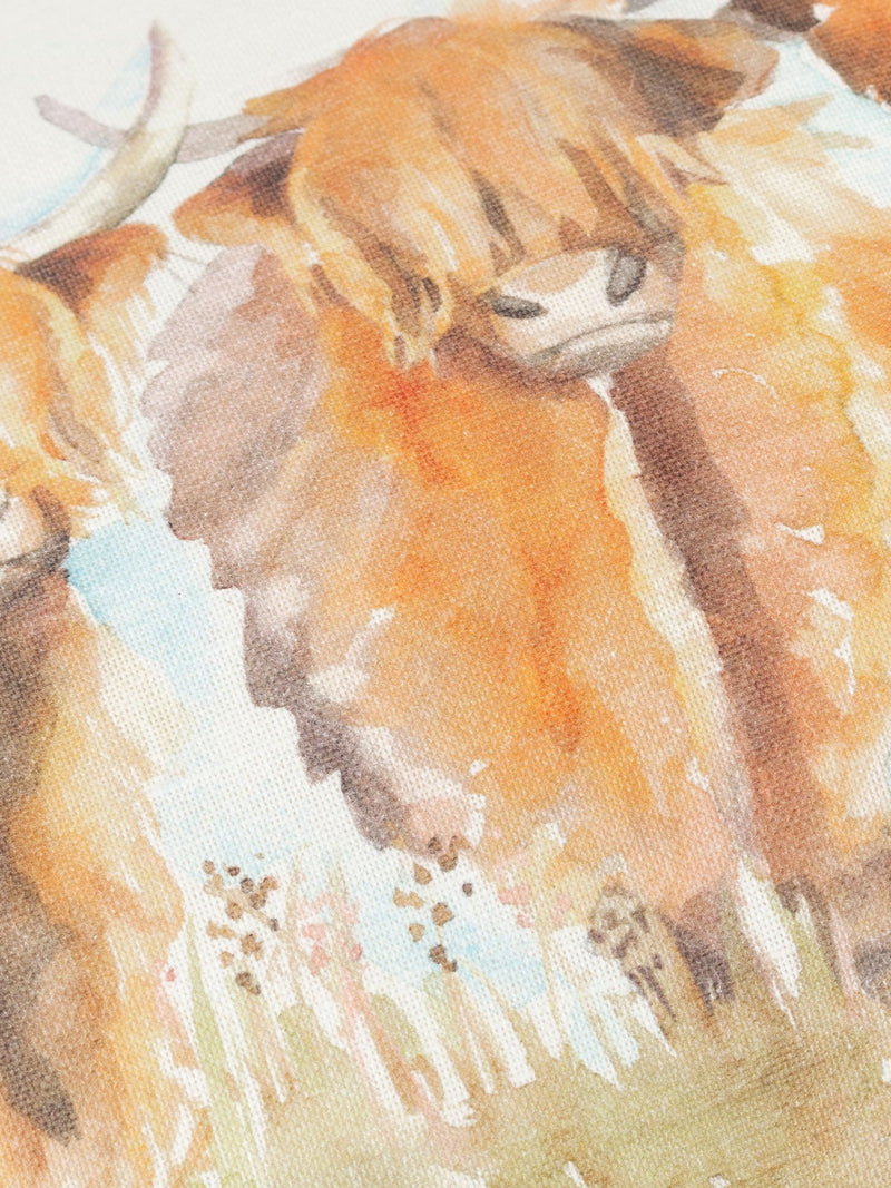 Voyage Highland Cattle cushion 30x50cm (British brand)