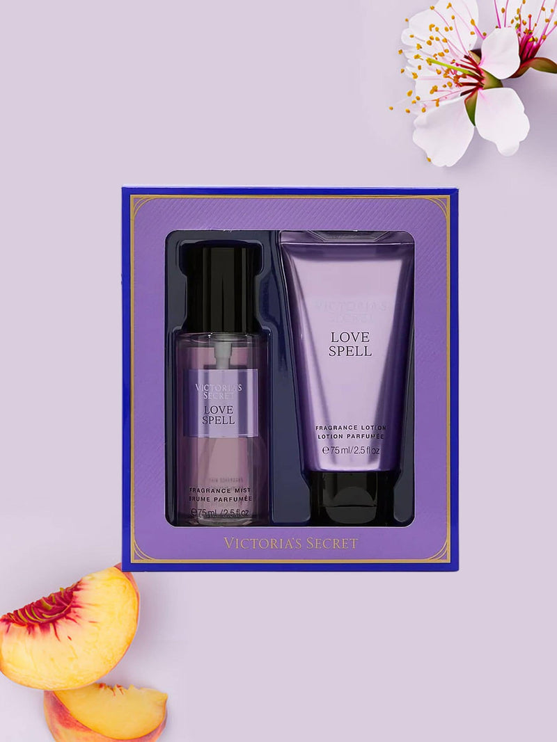 Victoria's Secret Love Spell gift set with mist and lotion 75ml, UK version