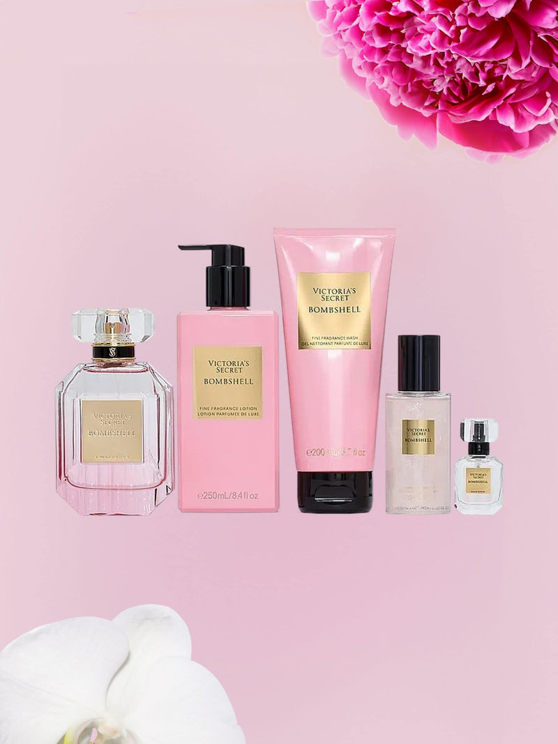 Victoria's Secret Bombshell 5-piece fragrance gift set - British product