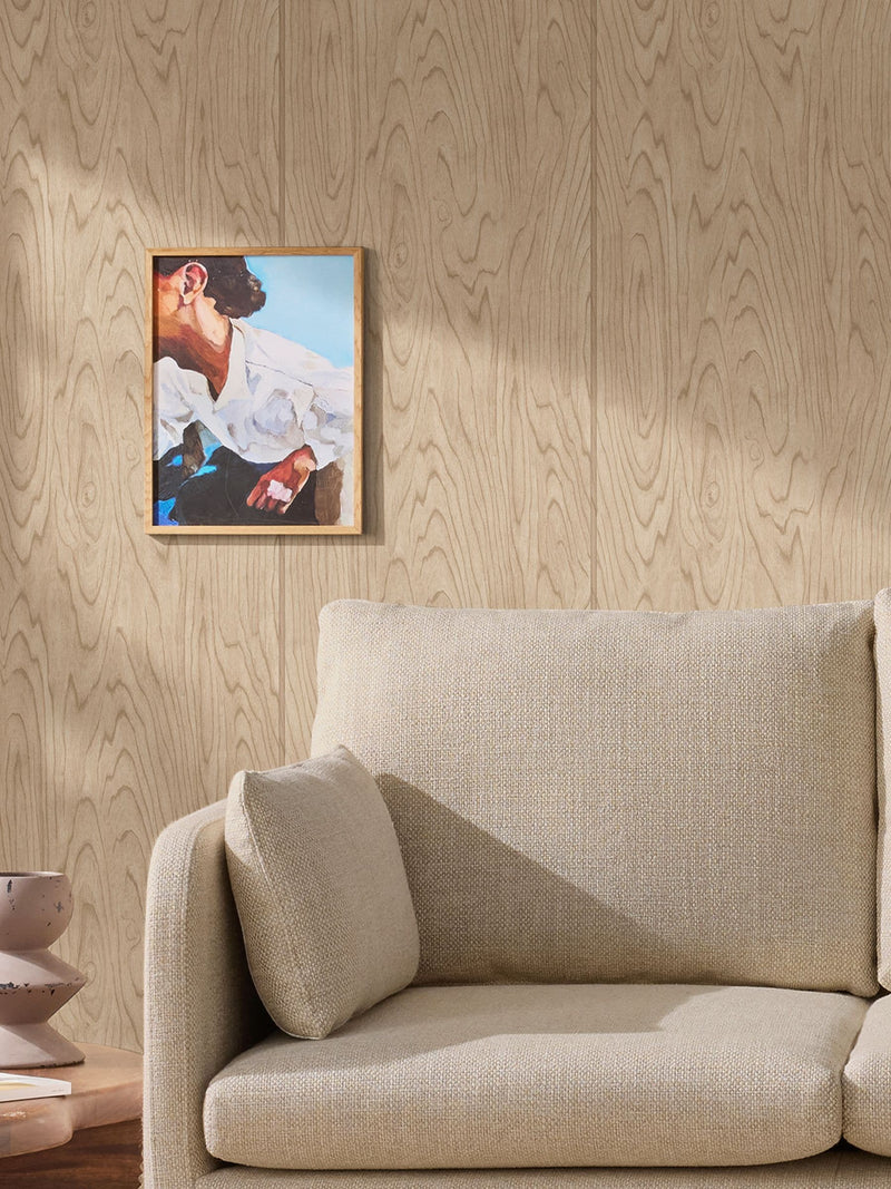 MADE.COM Light Timber Orly wallpaper sample A4 (British brand)