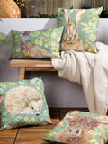 Evans Lichfield outdoor cushion hare design 43cm, imported from the UK