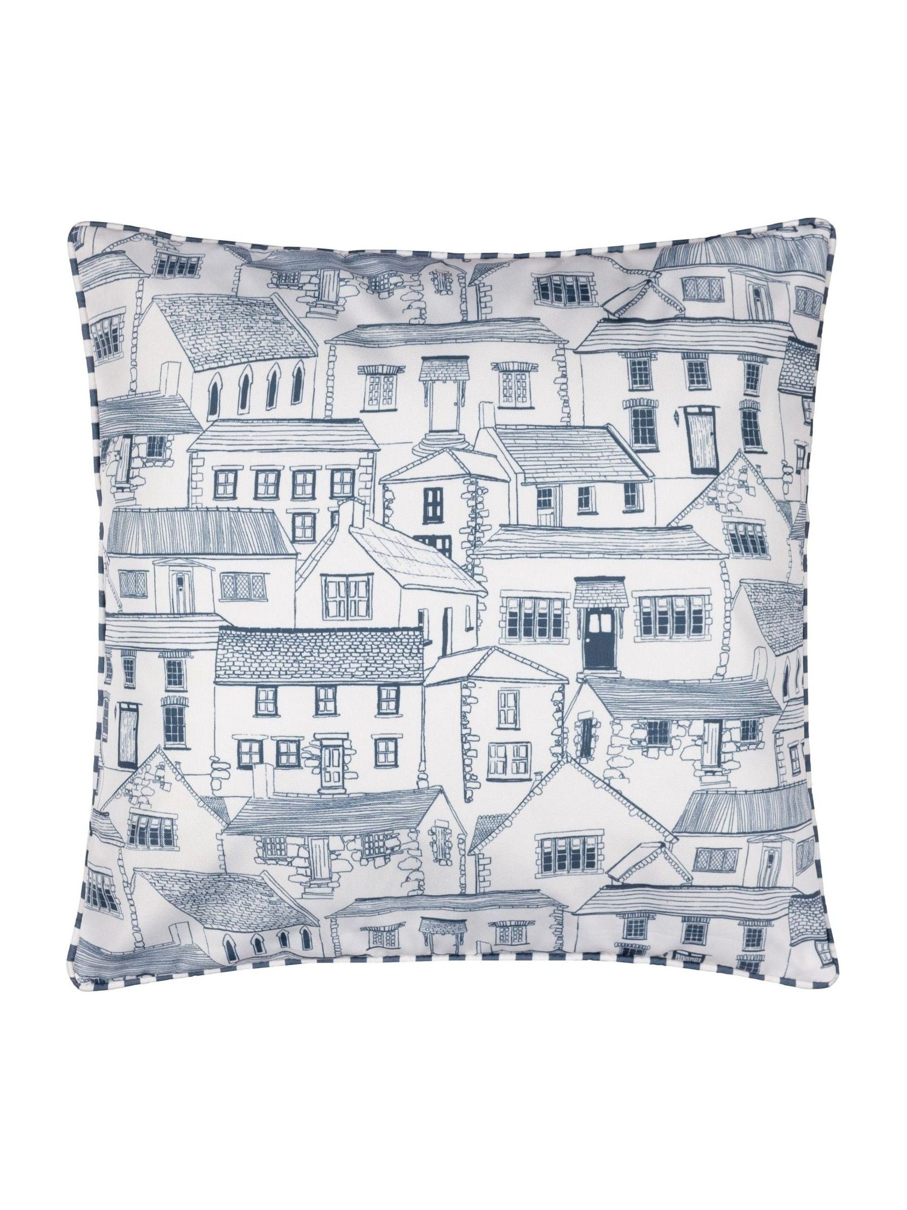 Wylder outdoor cushion Abersoch Town 45cm, UK version