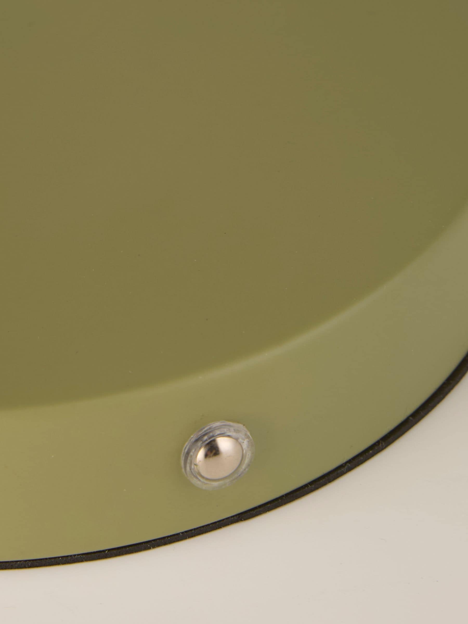Searchlight green rechargeable desk lamp, imported from the UK