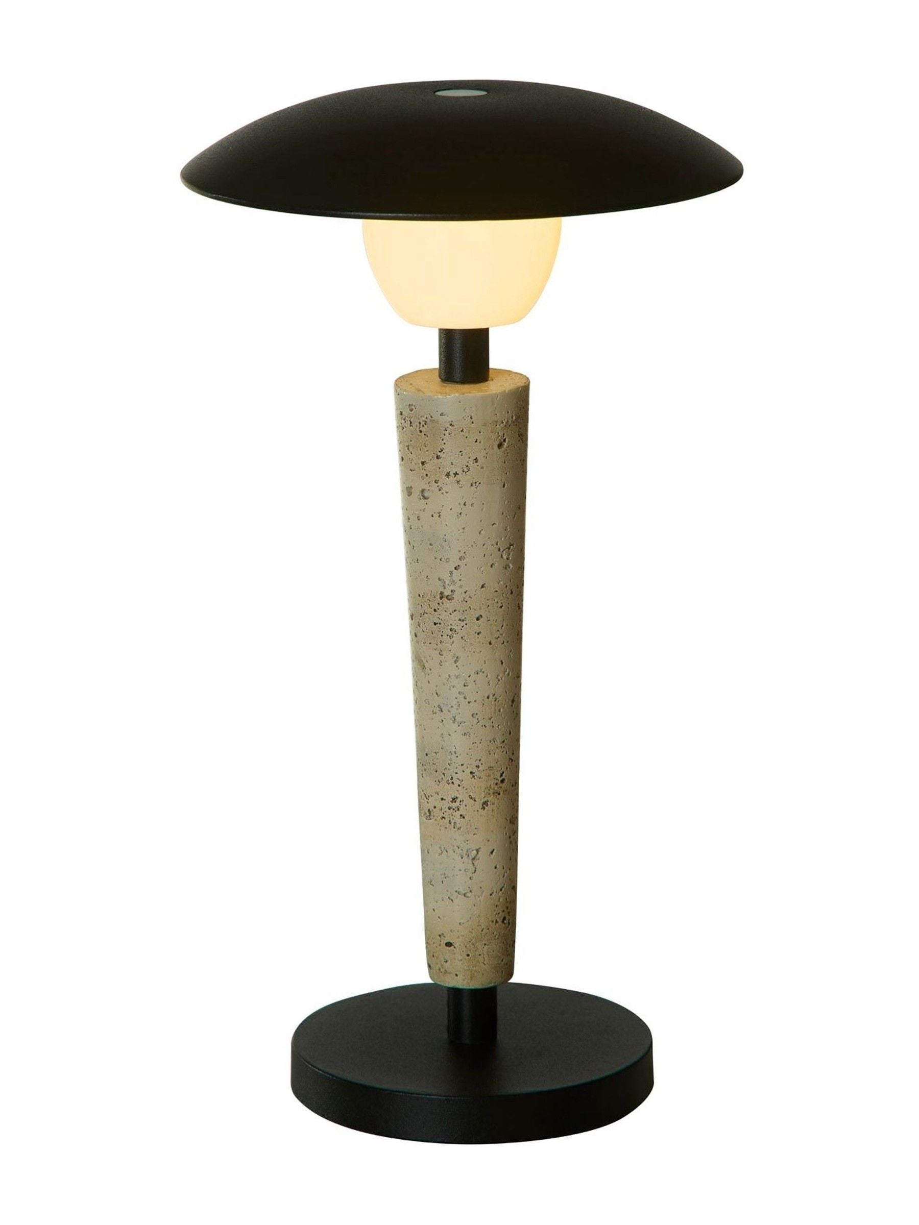 Searchlight black LED table lamp 25cm height (British brand)