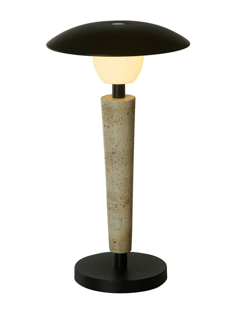 Searchlight black LED table lamp 25cm height (British brand)