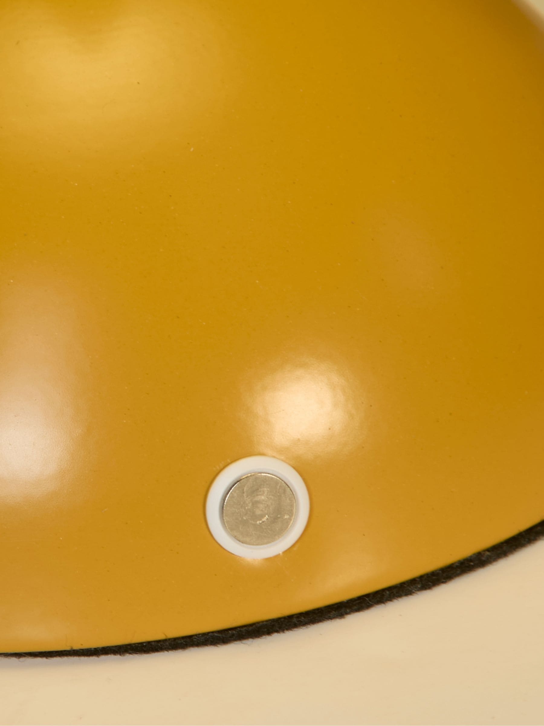 Searchlight yellow rechargeable table lamp 29cm, imported from the UK