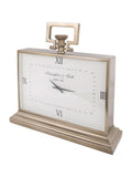 Libra Interiors Brass Latham small mantel clock - British product