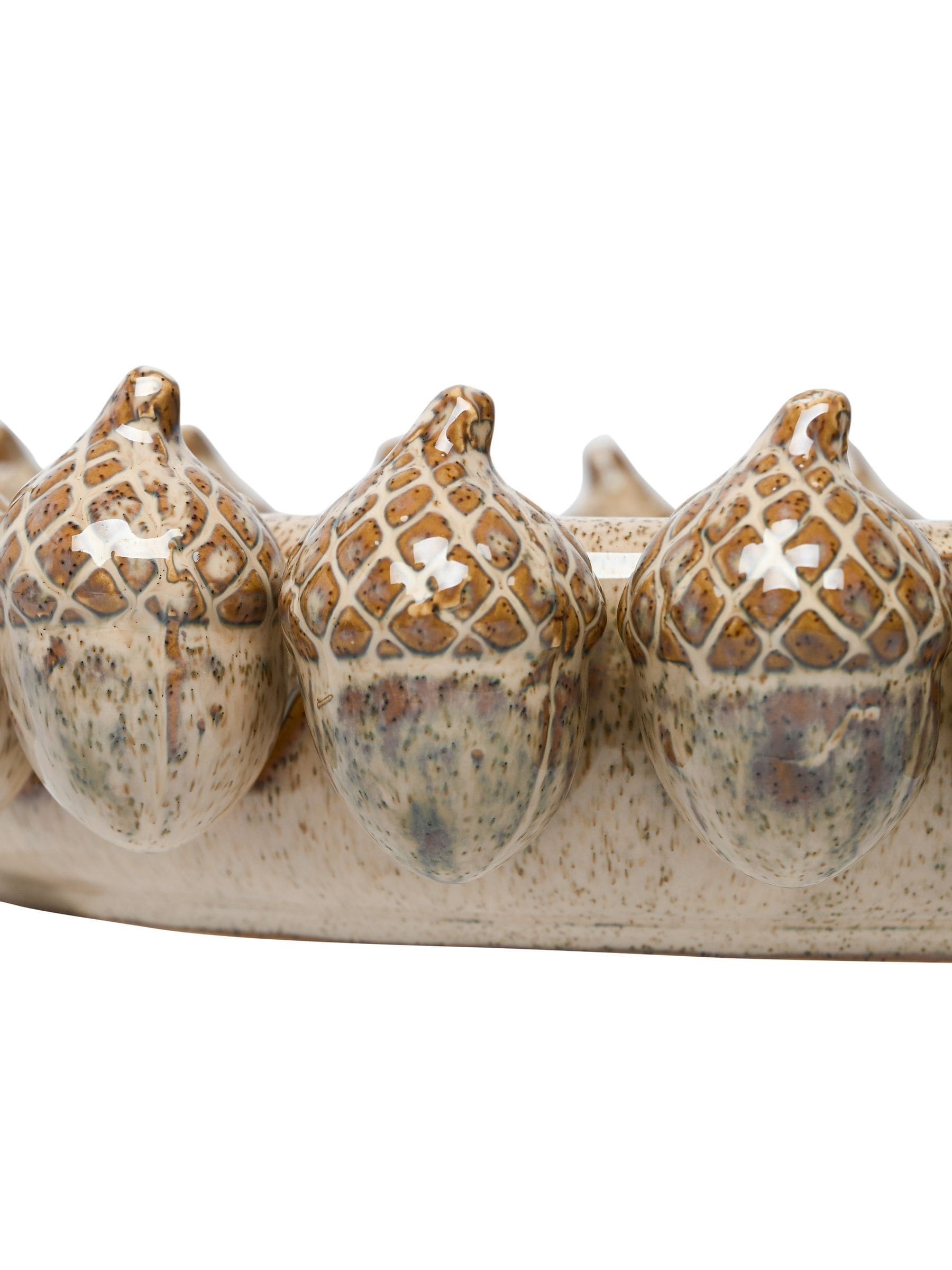 Libra Interiors ceramic acorn cluster platter (British brand)