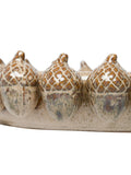 Libra Interiors ceramic acorn cluster platter (British brand)