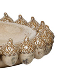 Libra Interiors ceramic acorn cluster platter (British brand)