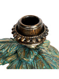Libra Interiors gold palm elephant candlestick - British product