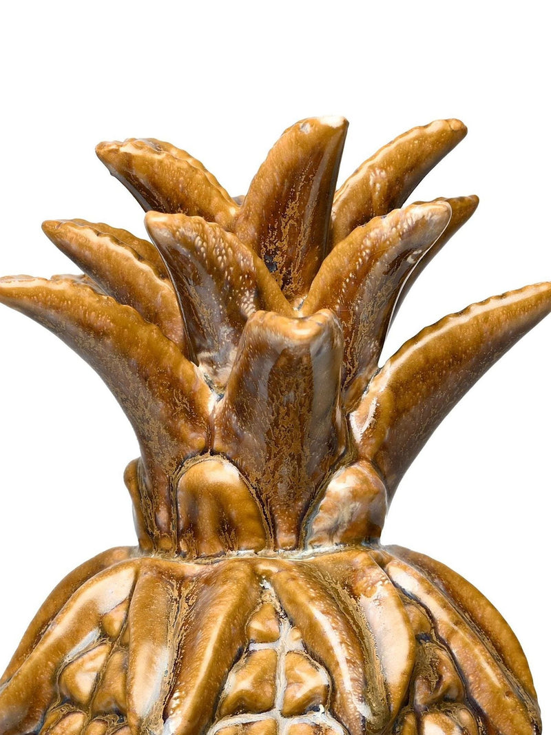 Libra Interiors ceramic pineapple decoration reactive glaze - British product