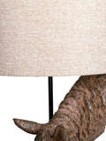 Libra Interiors brown horse lamp with shade - British product