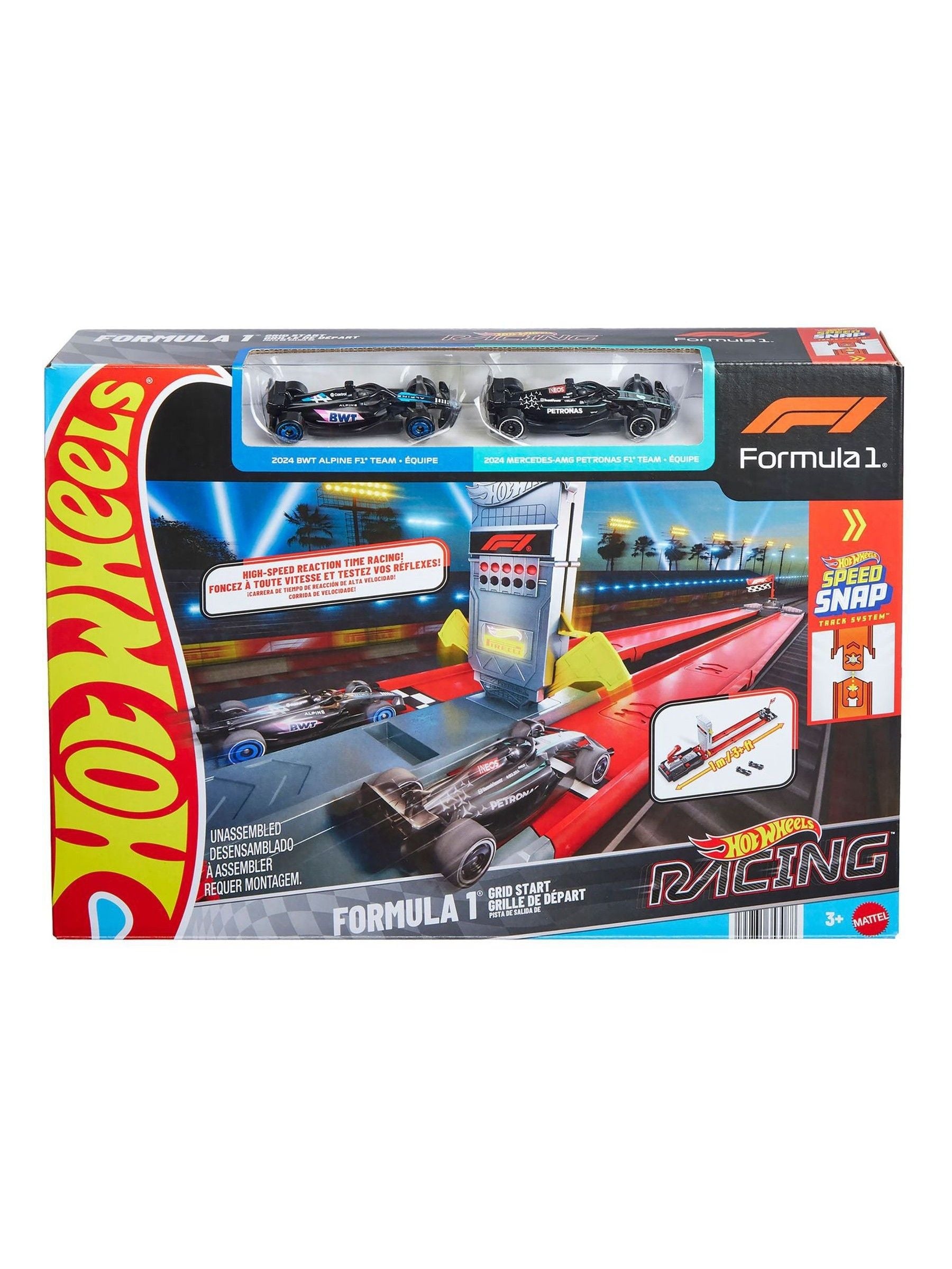 Hot Wheels Racing Formula 1 track set, imported from the UK