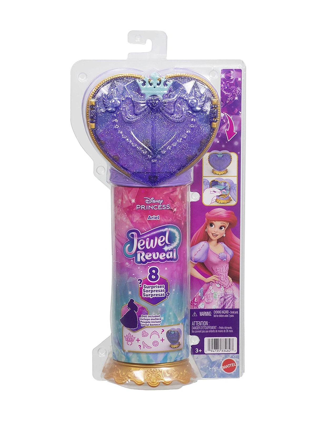 Mattel Disney Princess Ariel doll 32.5cm (British brand)