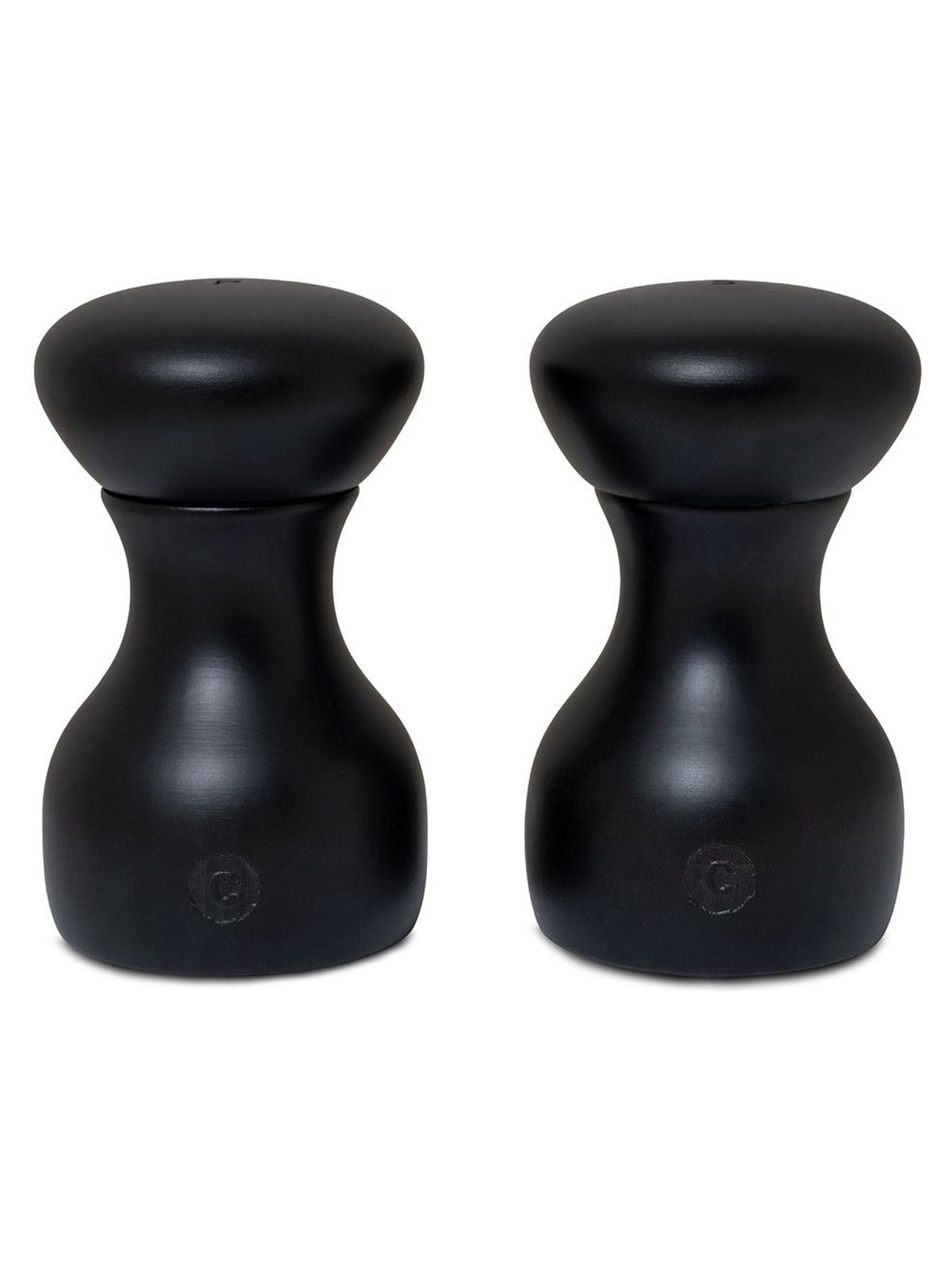 Crush Grind Beech Lyon salt and pepper mill set, imported from the UK