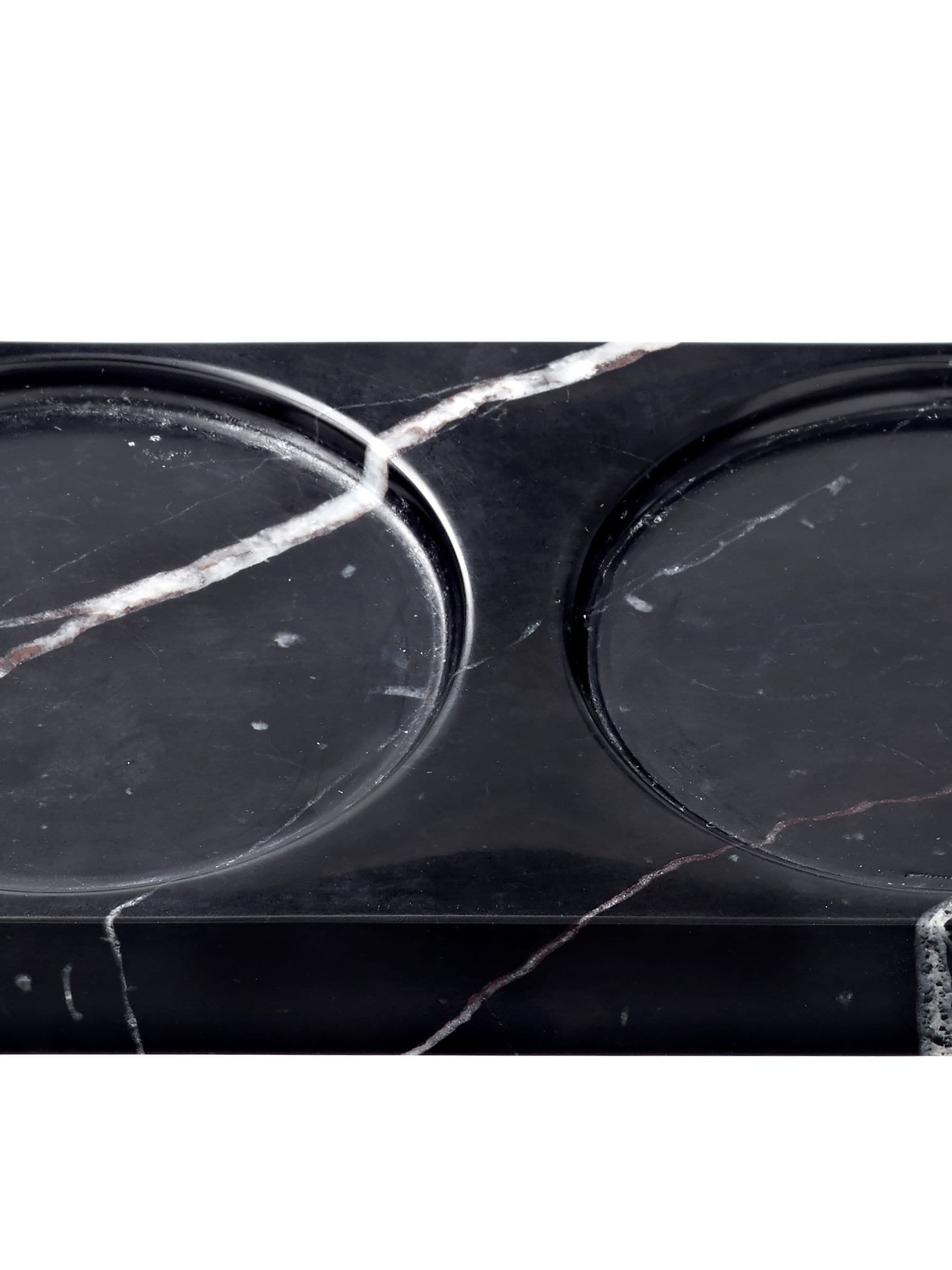 Crush Grind black marble tabletopper display tray (British brand)