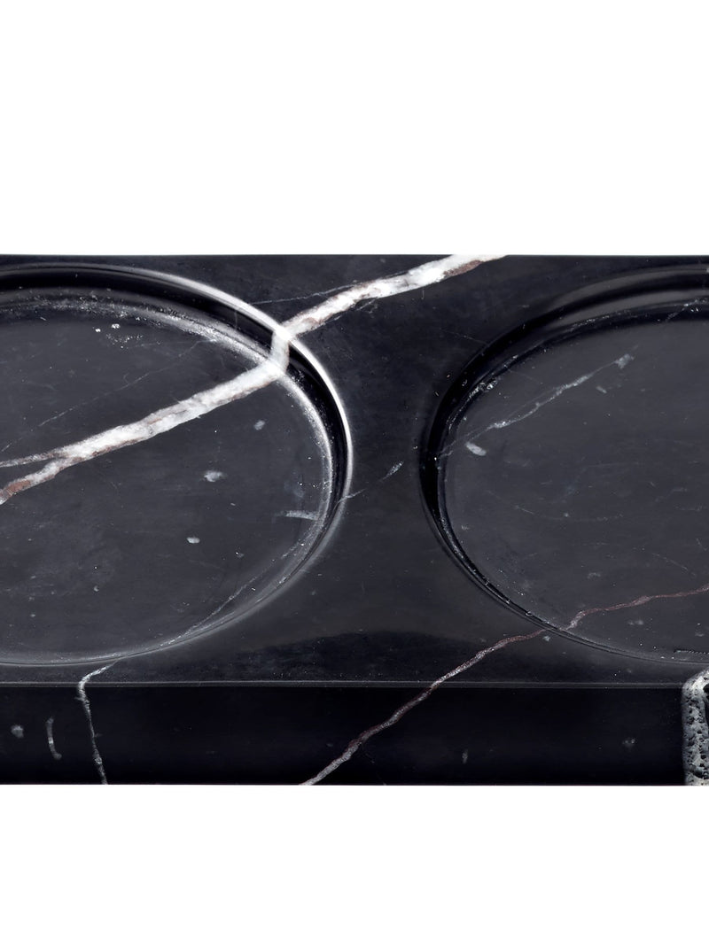 Crush Grind black marble tabletopper display tray (British brand)
