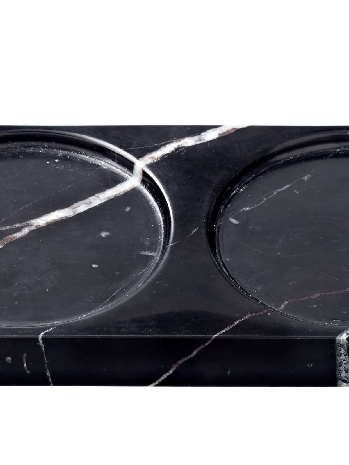 Crush Grind black marble tabletopper display tray (British brand)