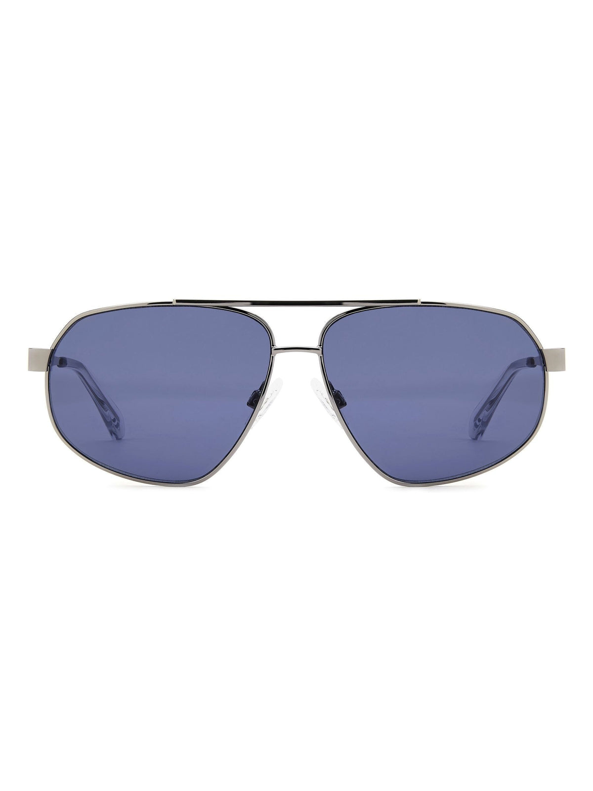 Prive Revaux silver rectangular geometrical sunglasses, UK version