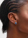 Inicio lapis polished stud earrings 10mm - British brand