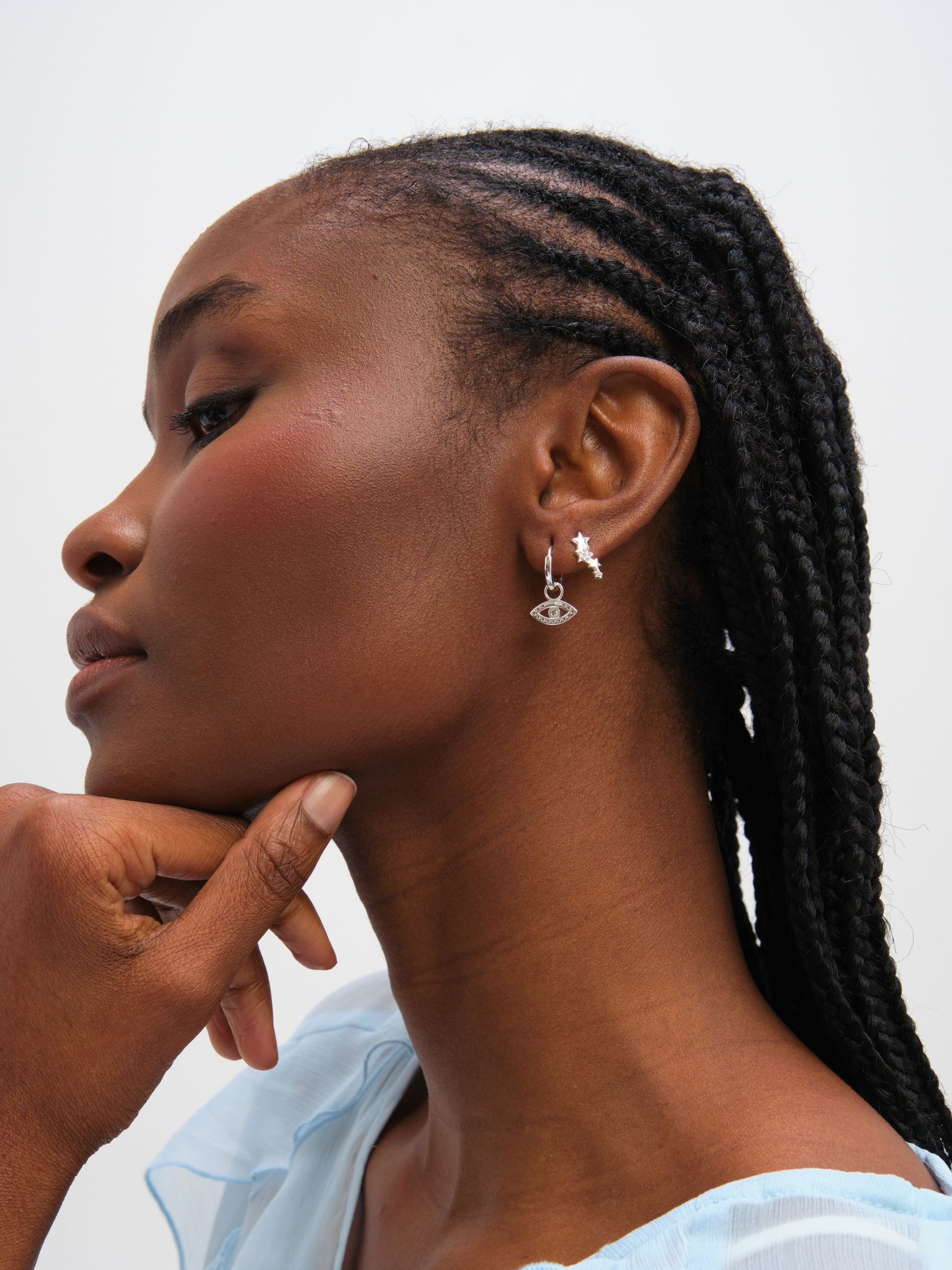 Inicio Celestial Earrings 2 Pack - sterling silver plated, imported from the UK