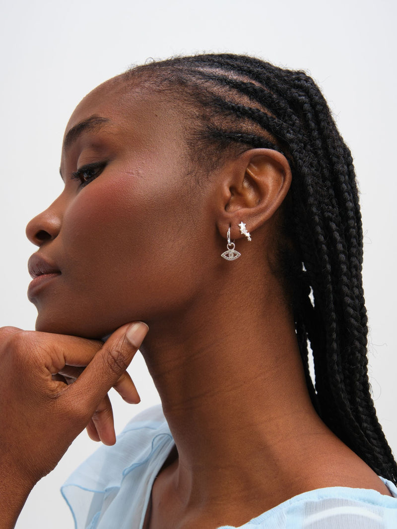 Inicio Celestial Earrings 2 Pack - sterling silver plated, imported from the UK