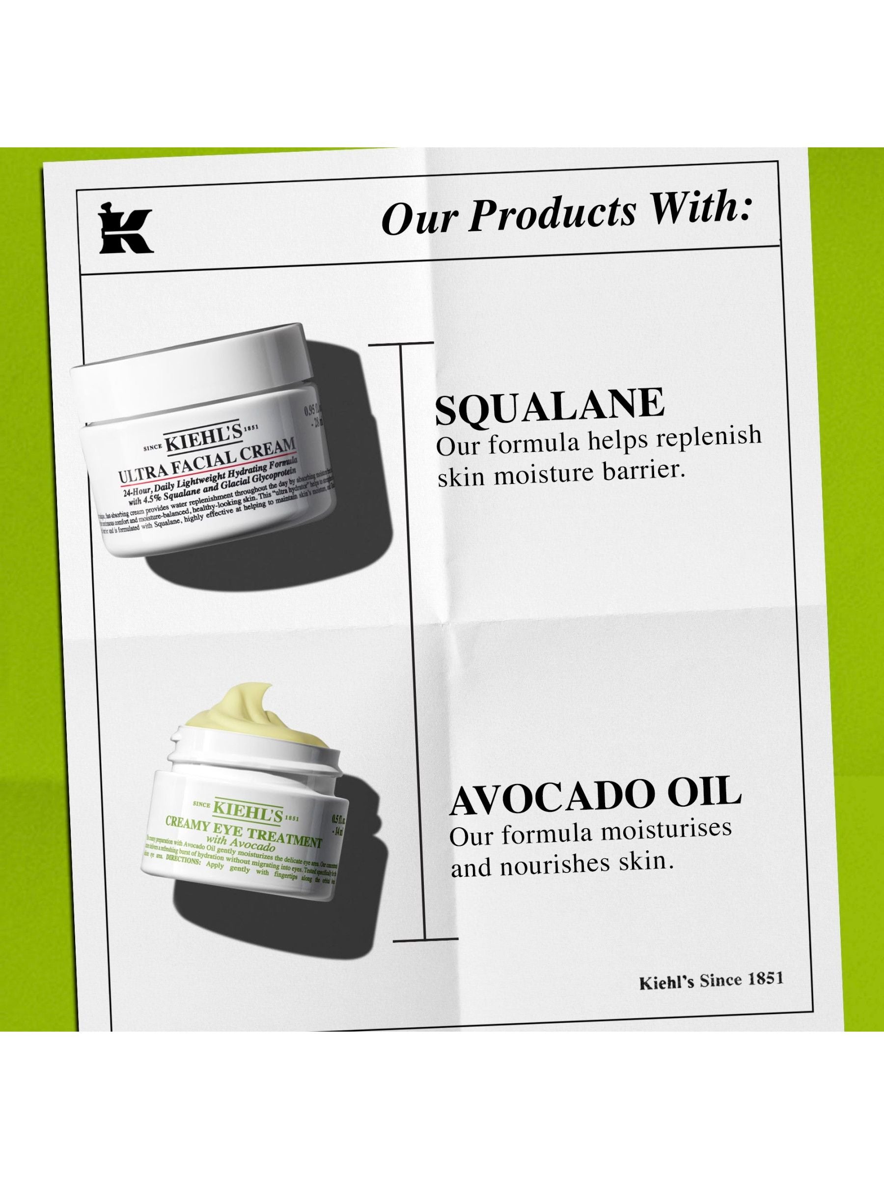 Kiehl's face and eye hydration set (British brand)