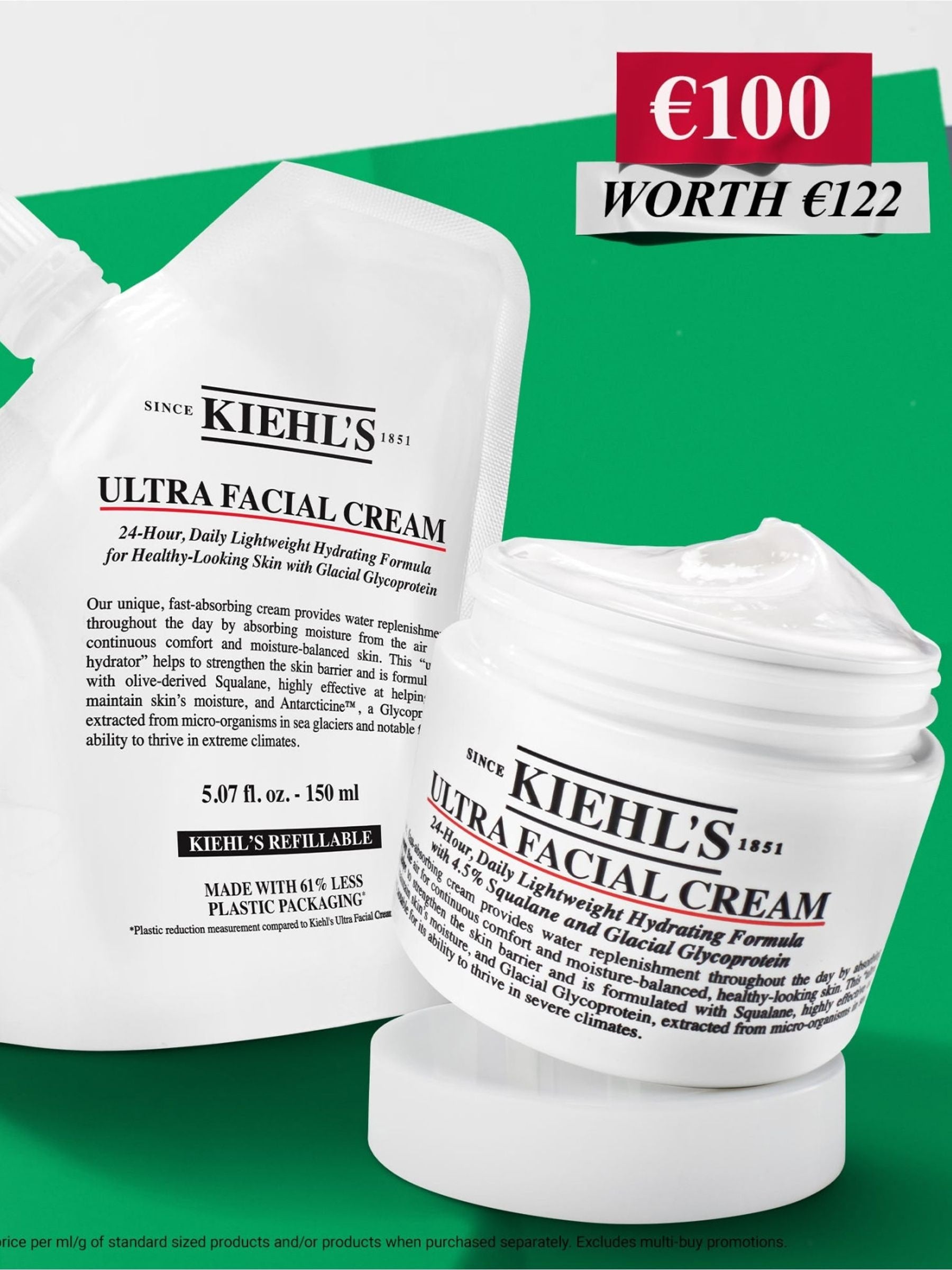Kiehl's Ultra Facial Cream refill set, UK version