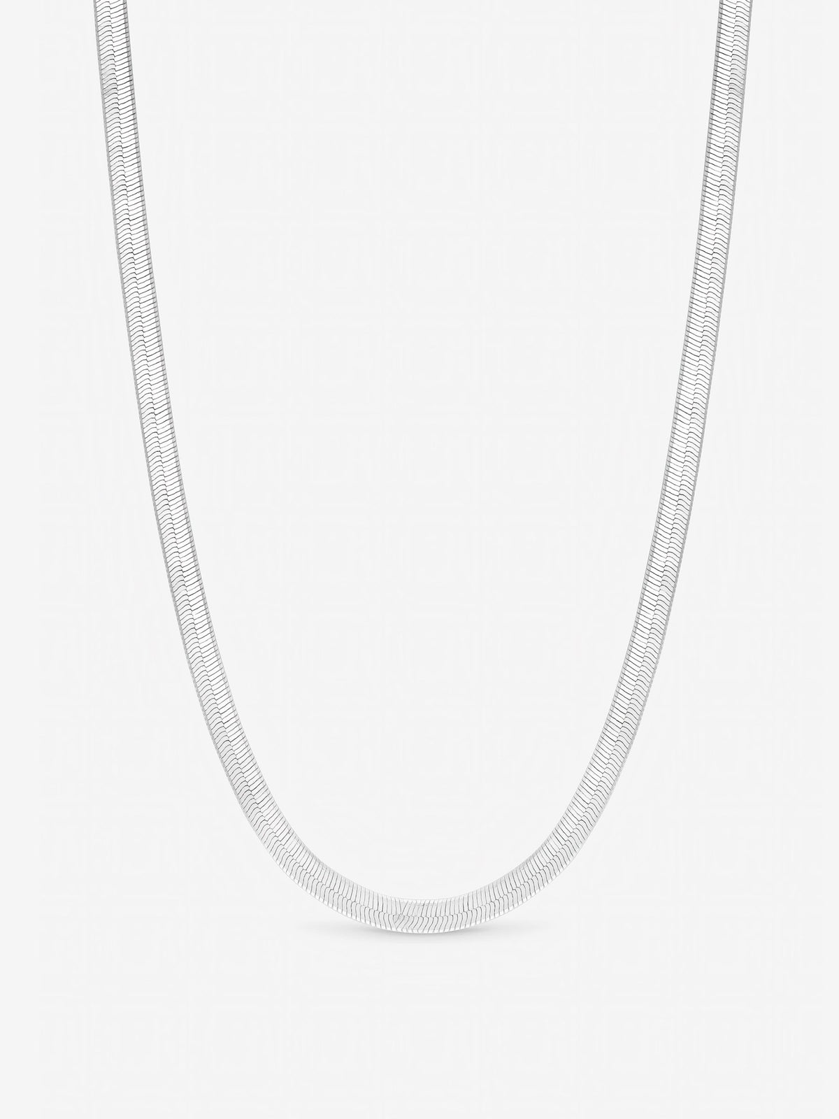 Inicio snake chain necklace sterling silver 16 inch - British product