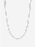 Inicio snake chain necklace sterling silver 16 inch - British product