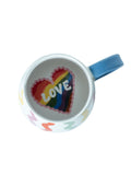 Eleanor Bowmer cream pride mug 10cm, imported from the UK