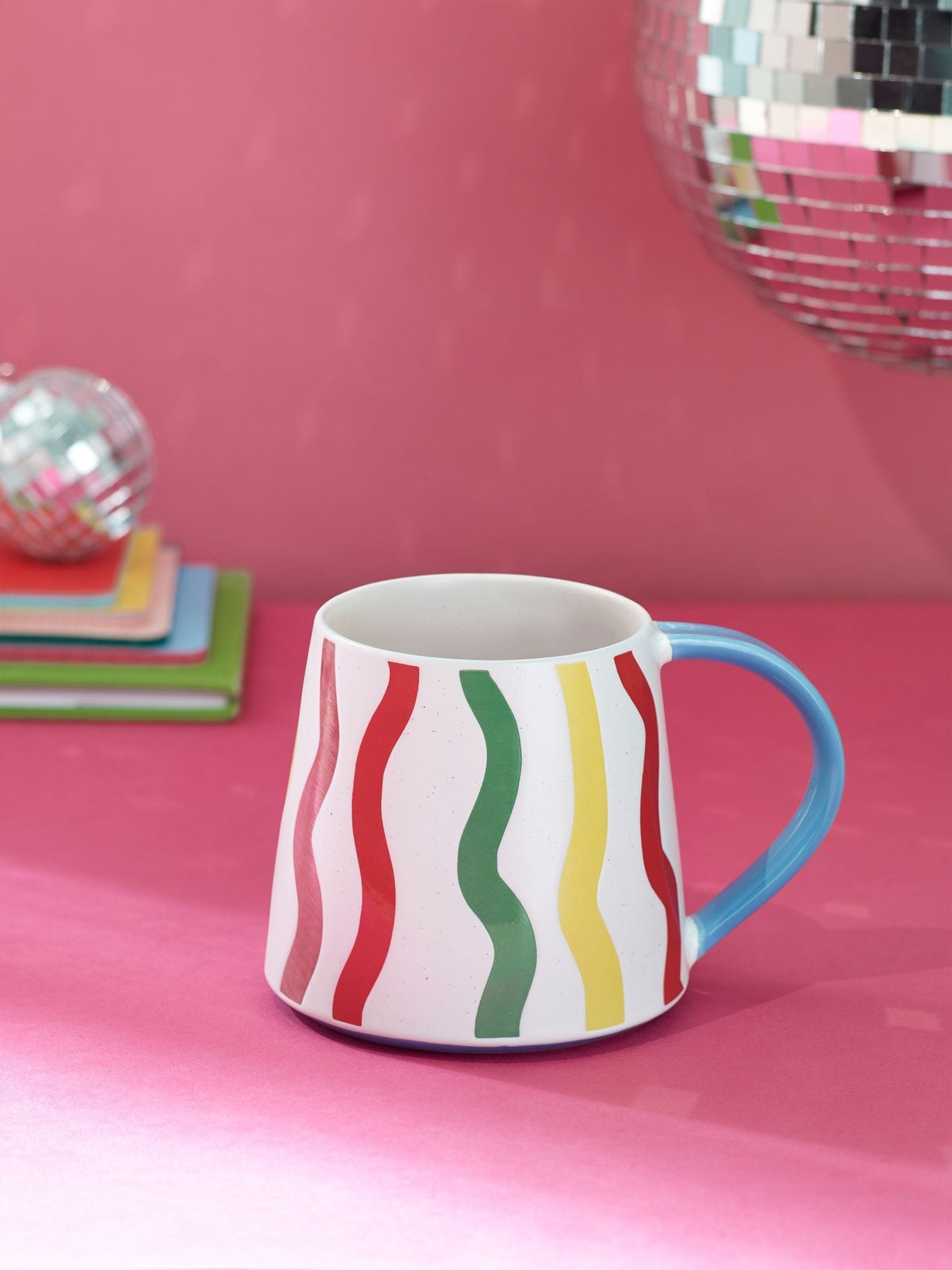 Eleanor Bowmer cream pride mug 10cm, imported from the UK
