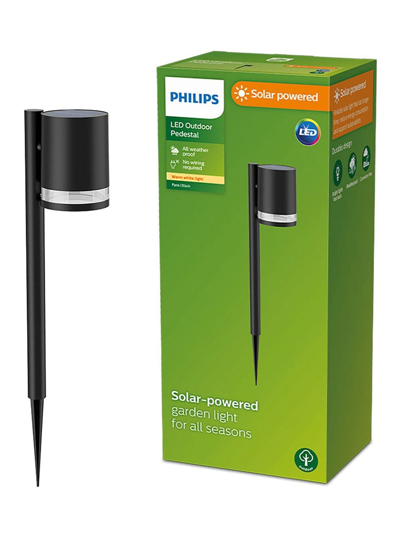 Philips outdoor solar pedestal light, UK version
