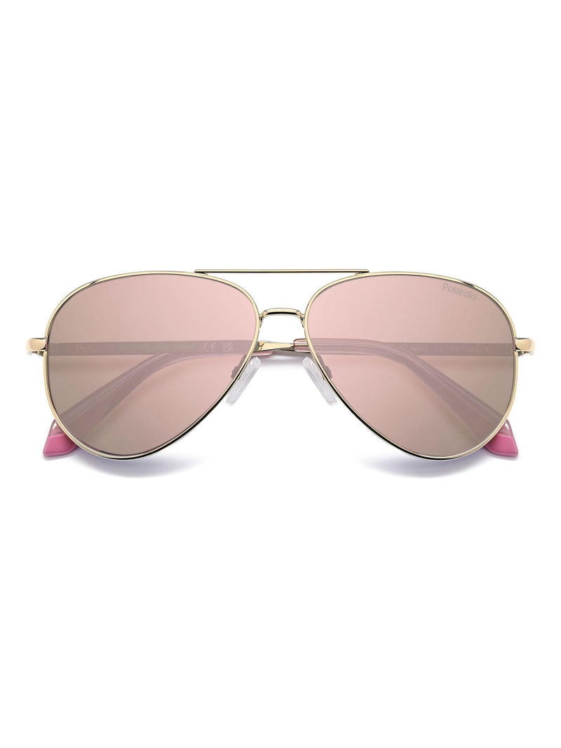 Polaroid pink pilot sunglasses for teenagers, imported from the UK