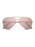 Polaroid pink pilot sunglasses for teenagers, imported from the UK
