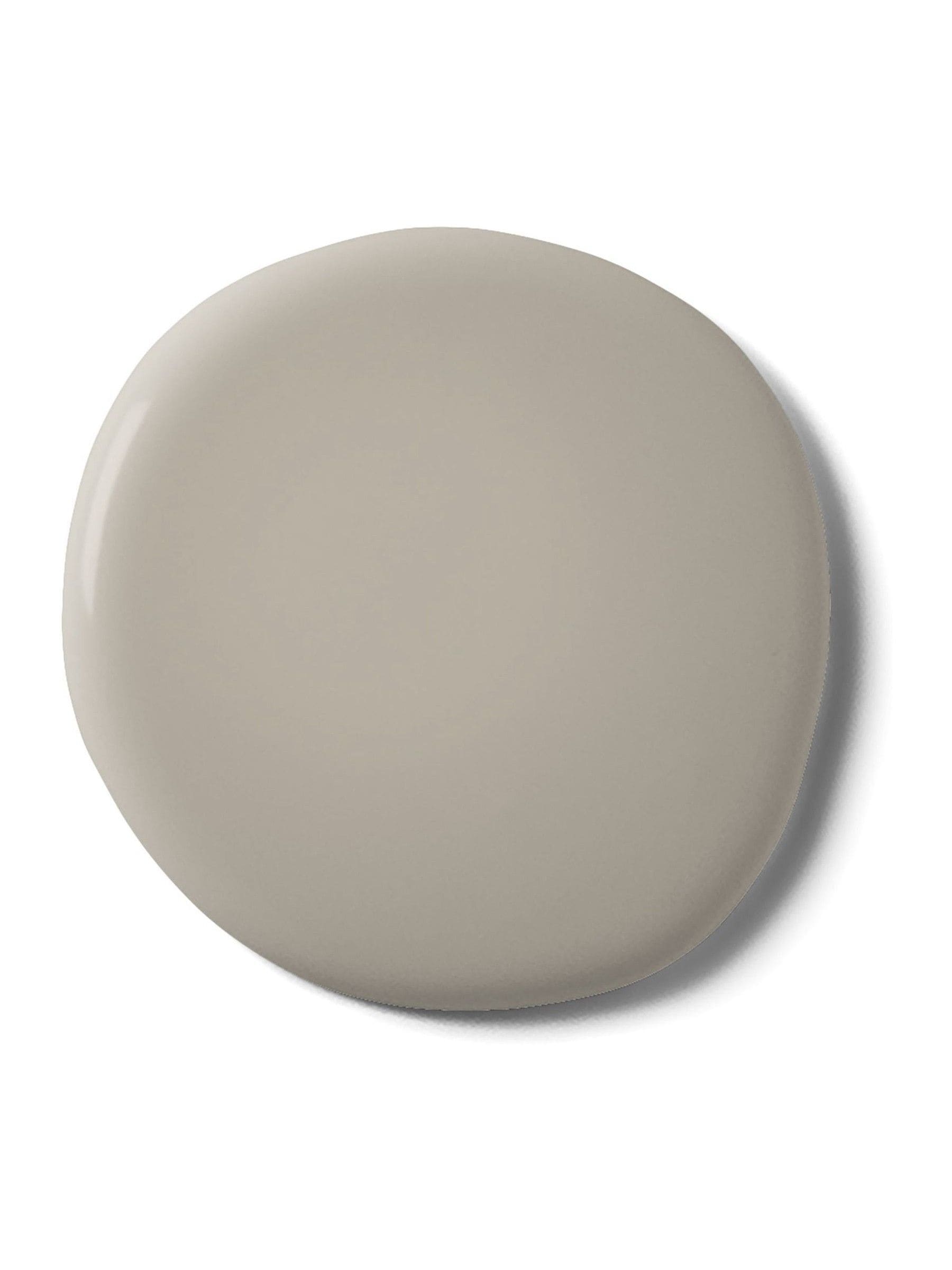 Graham & Brown taupe matt emulsion paint, imported from the UK