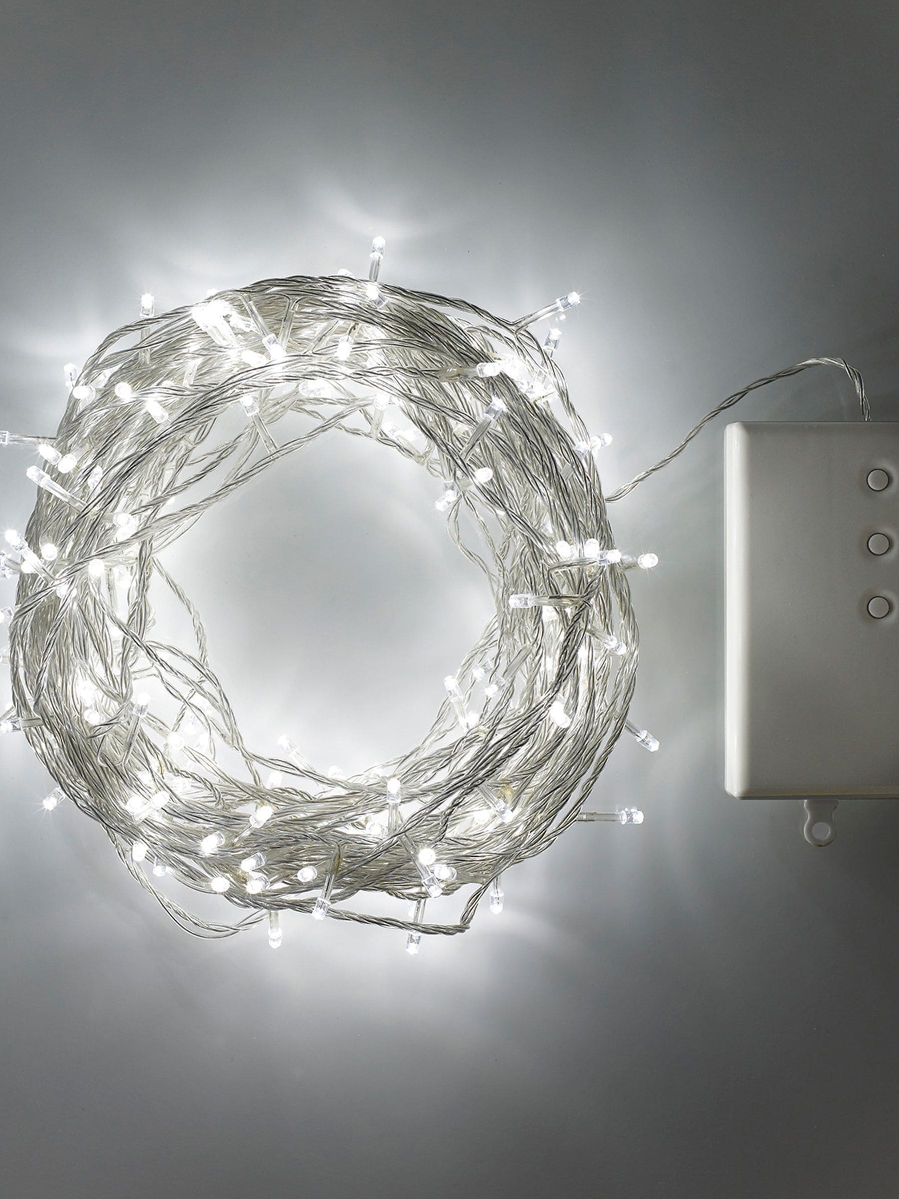 Lights4fun outdoor fairy lights 200 LED clear cable - British product