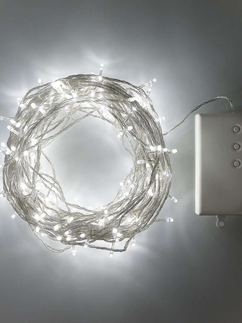 Lights4fun outdoor fairy lights 200 LED clear cable - British product