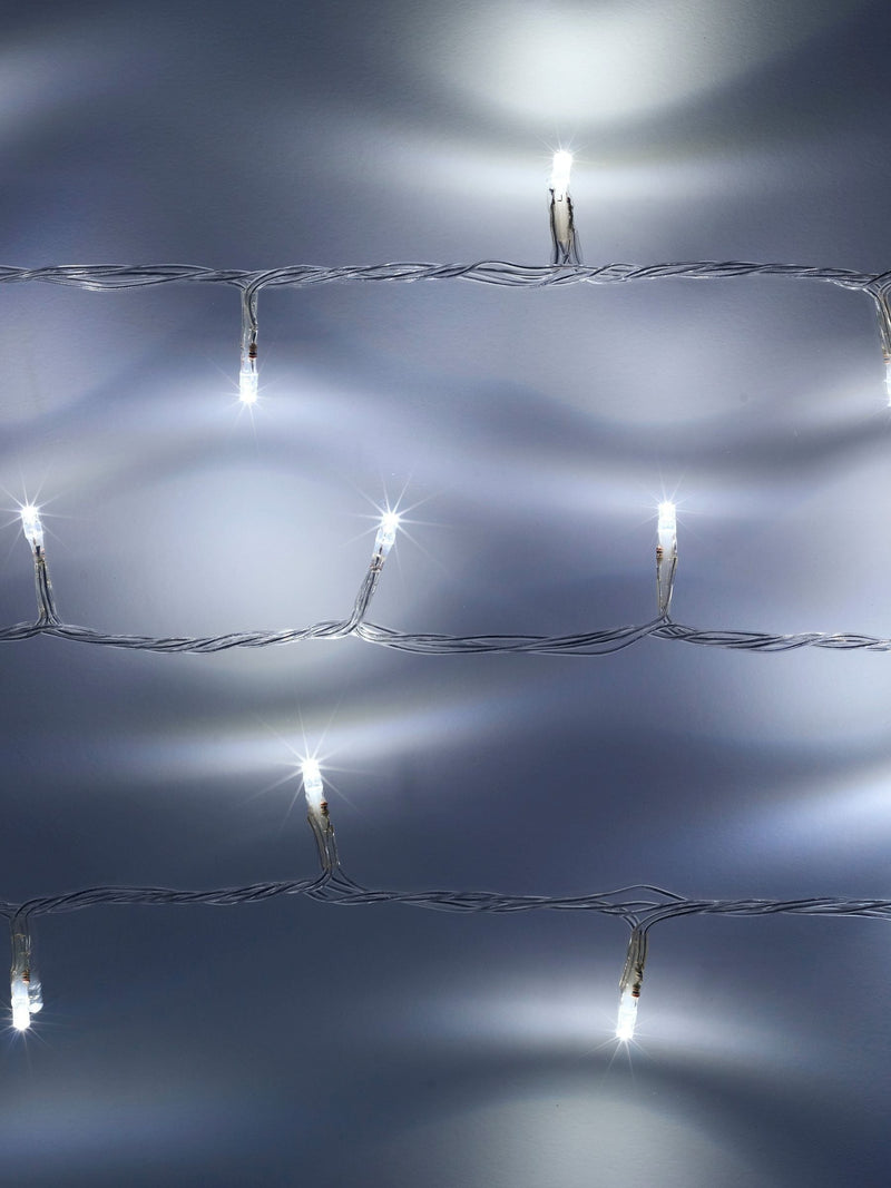 Lights4fun outdoor fairy lights 200 LED clear cable - British product