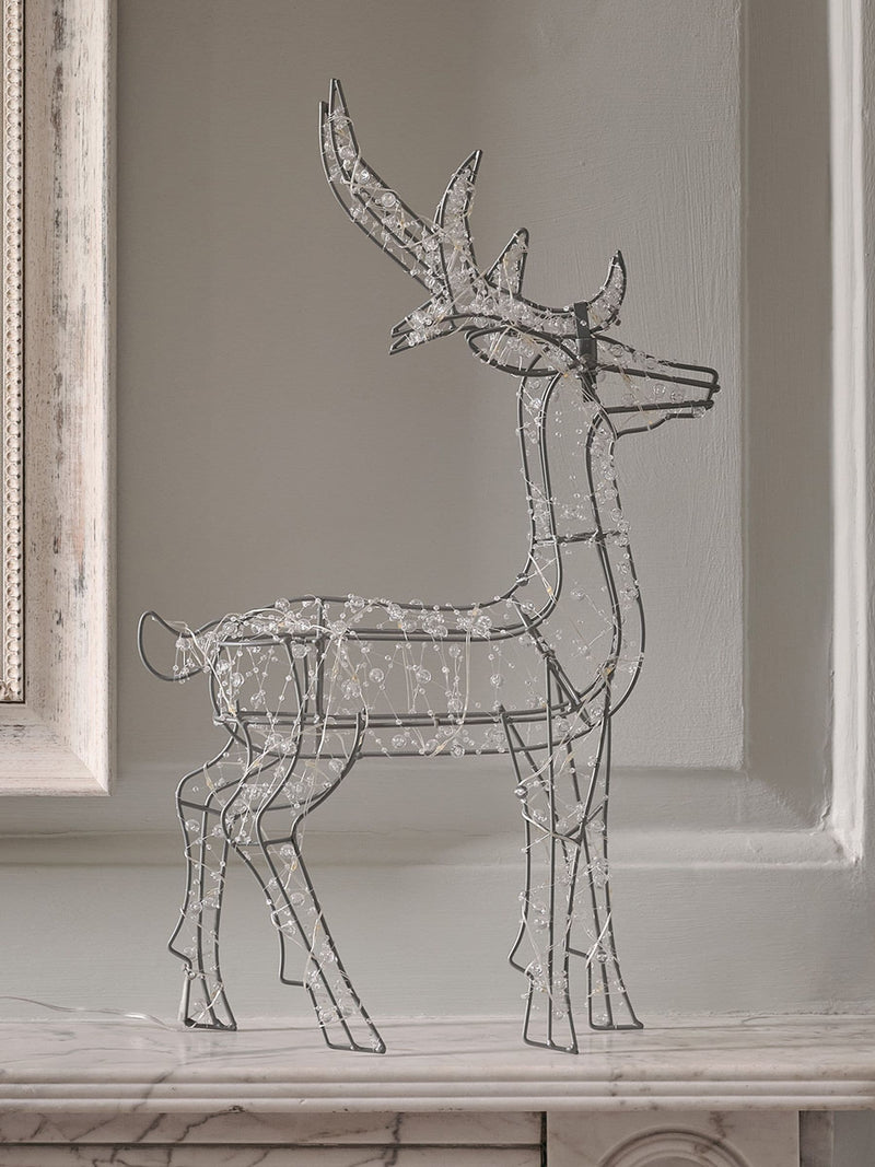 Lights4fun beaded micro light stag 50cm - British product