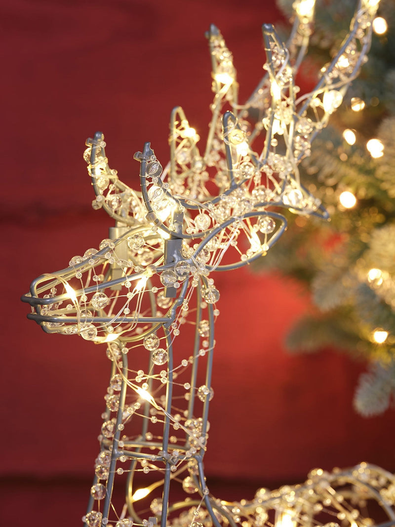 Lights4fun beaded micro light stag 50cm - British product