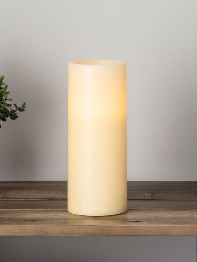 Next Lights4fun Large Chapel Battery LED Pillar Candle- Buy online at McGrocer