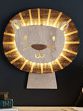 Lights4fun lion children's wall light 35cm (British brand)
