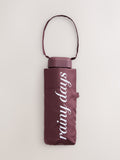 Compact Umbrella Black Print