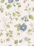 Laura Ashley Chalk Blue Pennywell Grove wallpaper roll, UK version