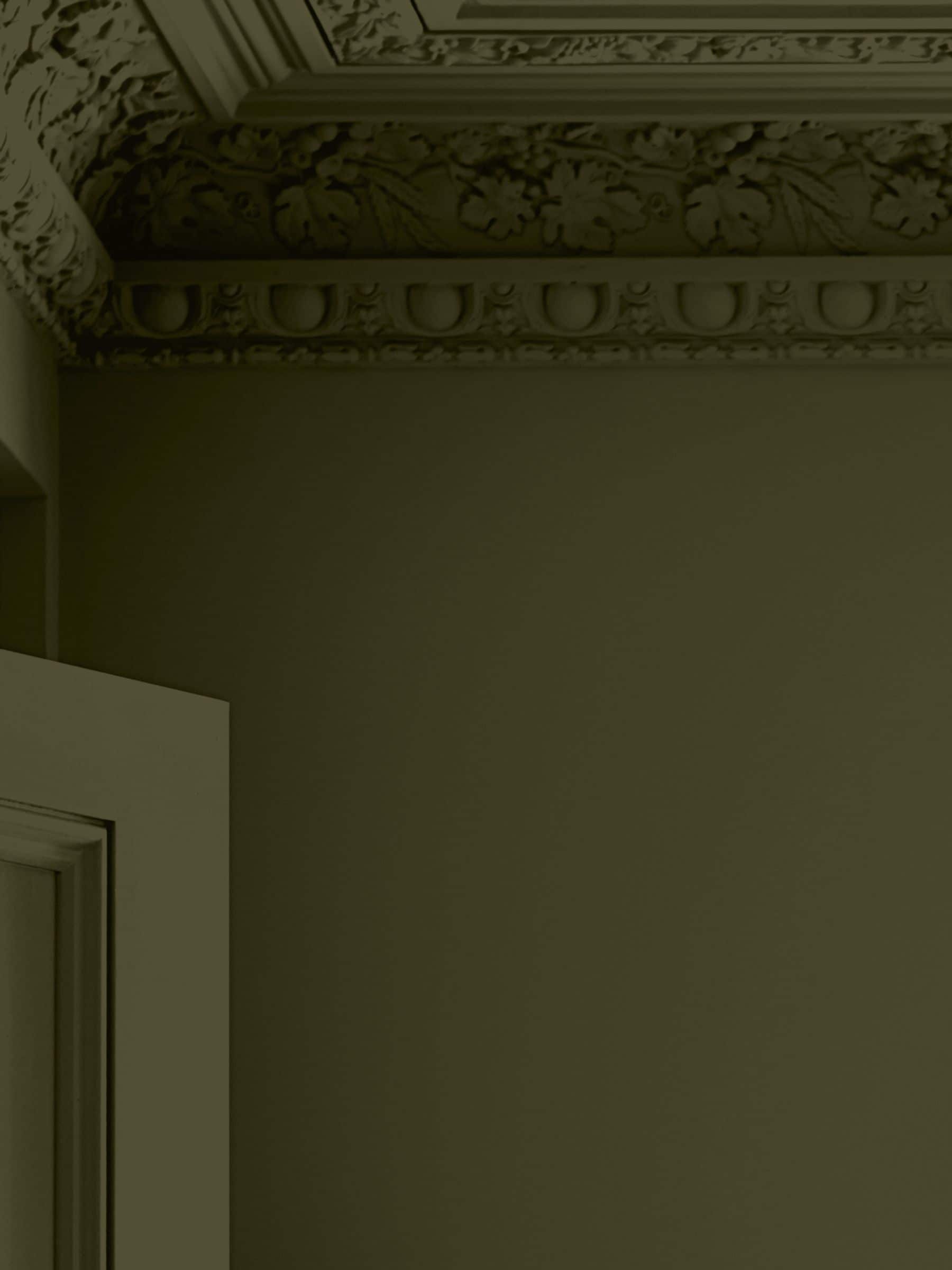 Laura Ashley olive matt emulsion paint 5L, UK version
