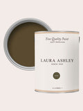 Laura Ashley olive matt emulsion paint 5L, UK version