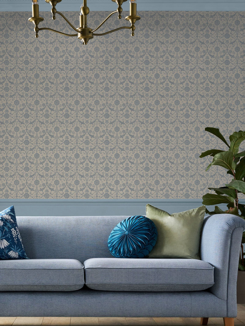 Laura Ashley Endale Trellis wallpaper 52cm x 10m - British product