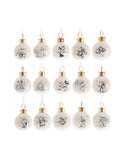 Widdop ceramic Disney baubles set of 15 with gold accents (British brand)